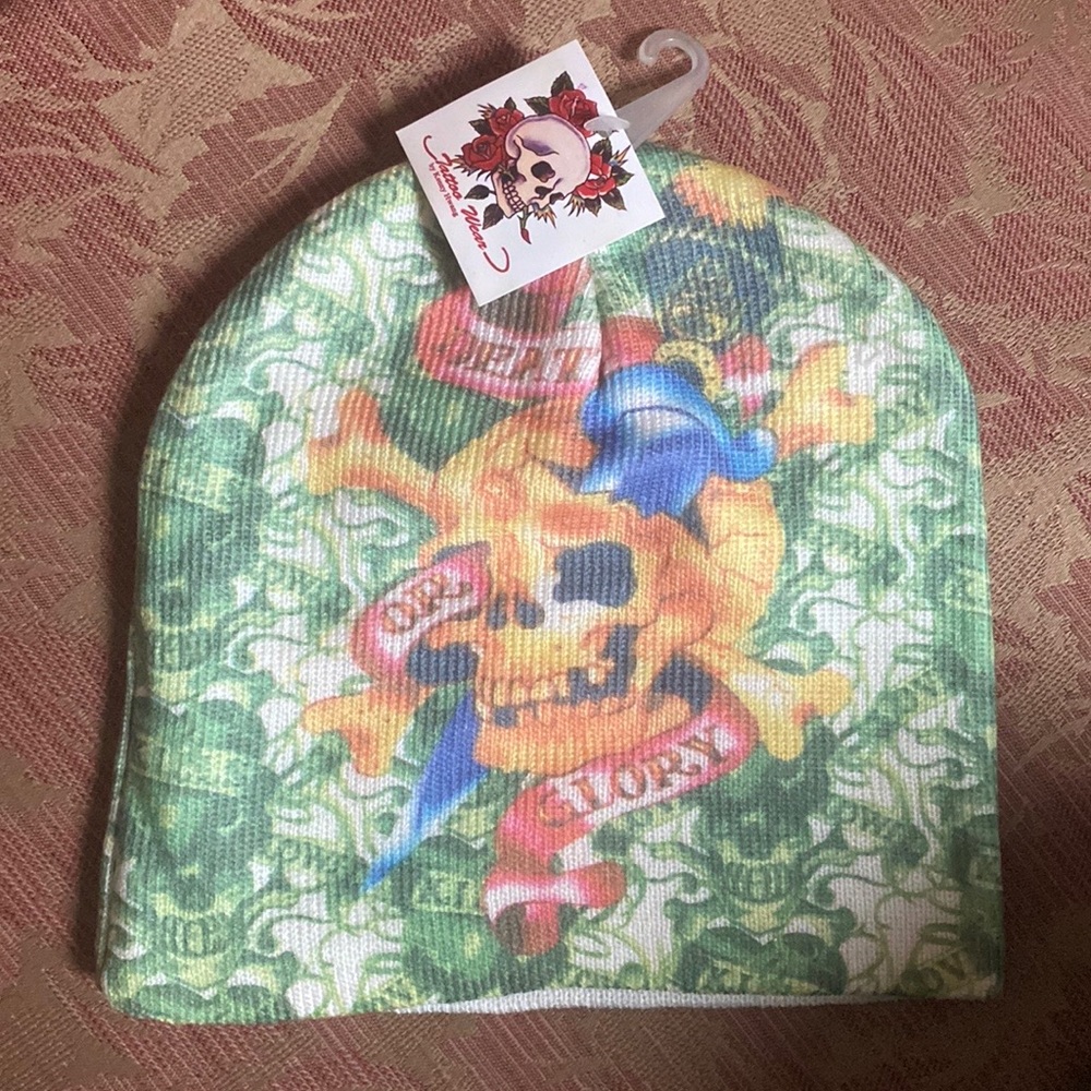 Ed Hardy low slip-on sneakers sz6+💀cap💚🧡Almay Goddess Gloss - Picture 8 of 17